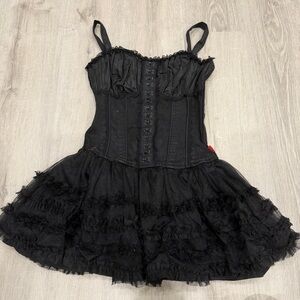 Tripp NYC Black Strappy Dress